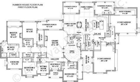 modern mega mansion floor plans|Humber House .